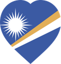 Marshall Islands Flat Heart