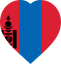Mongolia Flat Heart