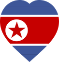 North Korea Flat Heart