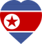North Korea Flat Heart
