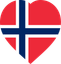 Norway Flat Heart