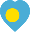 Palau Flat Heart