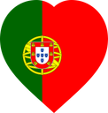 Portugal Flat Heart