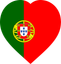Portugal Flat Heart