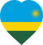 Rwanda Flat Heart
