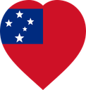 Samoa Flat Heart