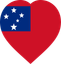 Samoa Flat Heart