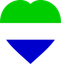 Sierra Leone Flat Heart