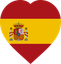 Spain Flat Heart