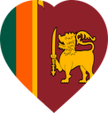 Sri Lanka Flat Heart