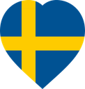 Sweden Flat Heart