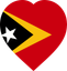 Timor Leste Flat Heart