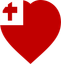 Tonga Flat Heart