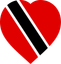 Trinidad And Tobago Flat Heart
