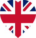 United Kingdom Flat Heart