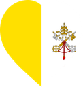 Vatican City Flat Heart