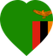 Zambia Flat Heart
