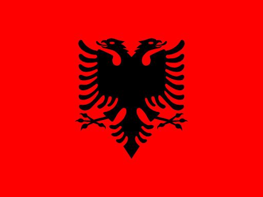 Albania flag printable PDF