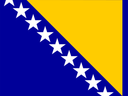 Bosnia And Herzegovina Flat Rectangle
