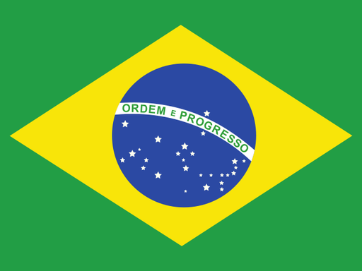 Brazil flag printable PDF