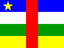 Central African Republic Flat Rectangle