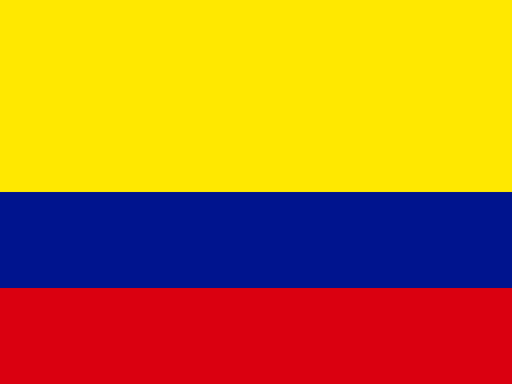 Colombia flag printable PDF
