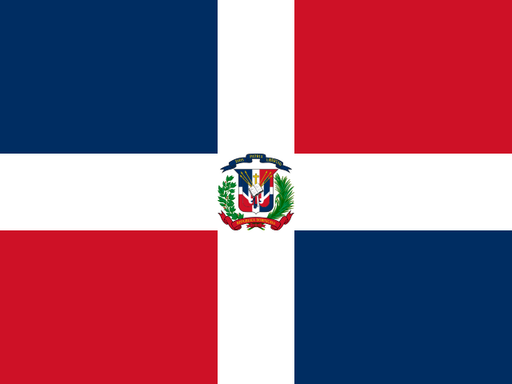 Dominican Republic flag printable PDF