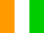 Ivory Coast Flat Rectangle