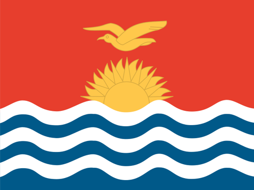 Kiribati flag printable PDF