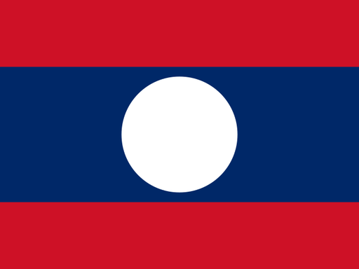 Laos flag printable PDF