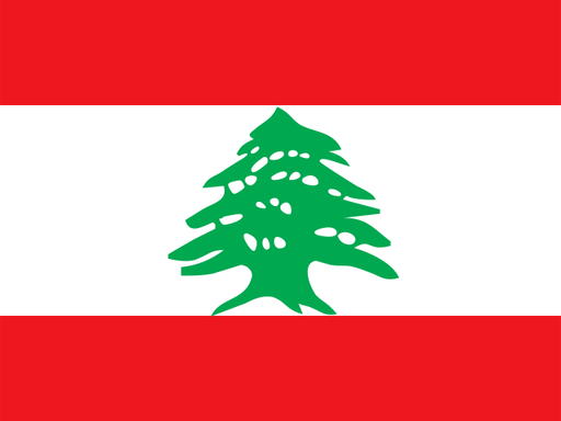 Lebanon flag printable PDF