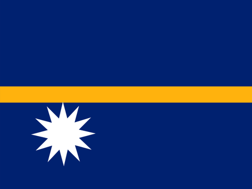 Nauru flag printable PDF