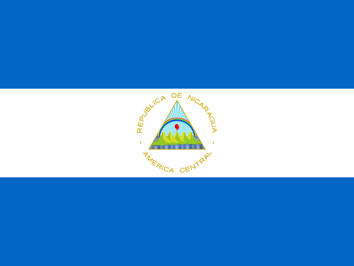 Nicaragua flag printable PDF