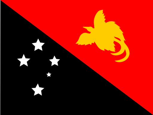 Papua New Guinea flag printable PDF
