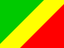Republic Of The Congo Flat Rectangle