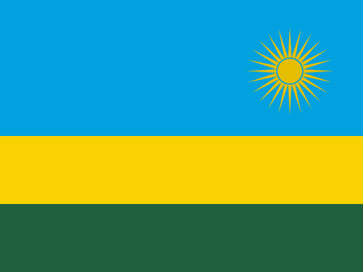 Rwanda flag printable PDF