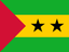 São Tomé and Príncipe Flat Rectangle