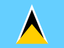 Saint Lucia Flat Rectangle