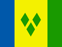 Saint Vincent And The Grenadines Flat Rectangle