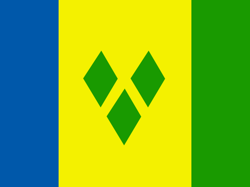 Saint Vincent And The Grenadines flag printable PDF