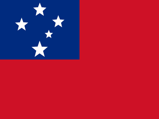 Samoa flag printable PDF