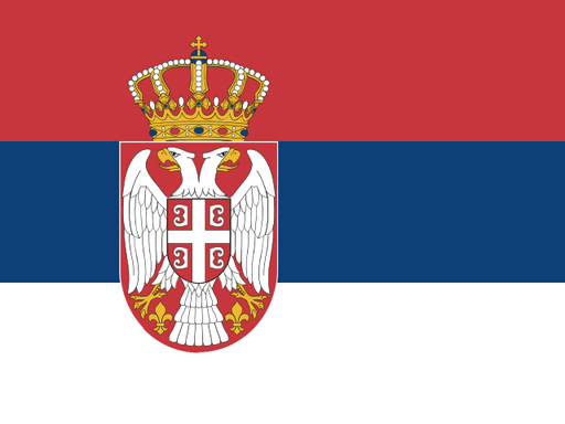 Serbia flag printable PDF