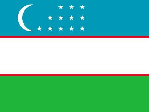 Uzbekistan flag printable PDF