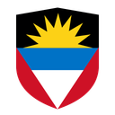 Antigua And Barbuda Flat Shield