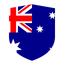 Australia Flat Shield