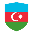 Azerbaijan Flat Shield