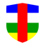 Central African Republic Flat Shield