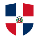 Dominican Republic Flat Shield