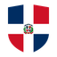 Dominican Republic Flat Shield