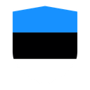 Estonia Flat Shield